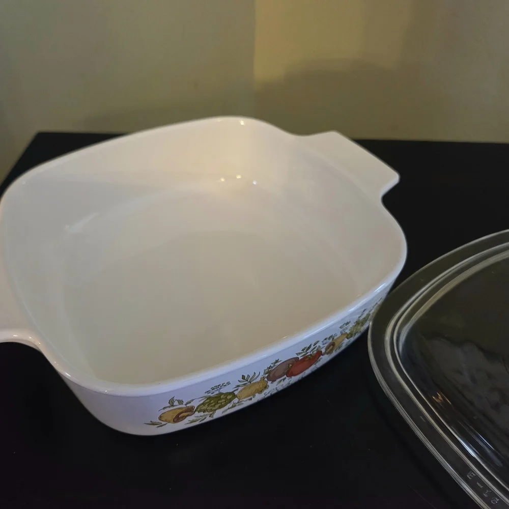 Vintage Corning Ware Spice‎ of Life L'Echalote A-1-B Casserole w/ Lid